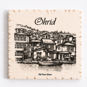Ohrid Wooden Fridge Magnet